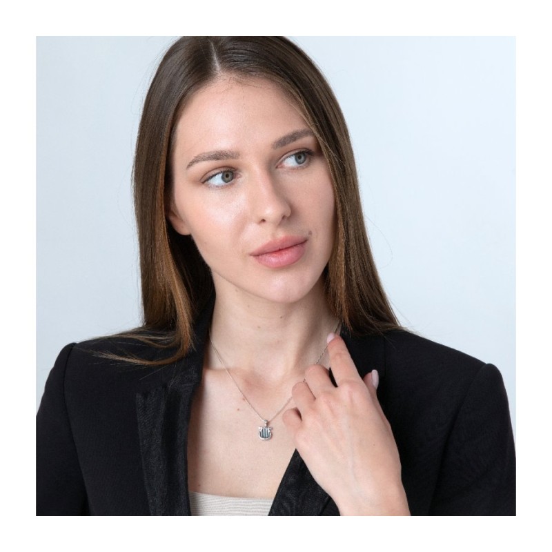 שרשרת תליון כסף סטרלינג המלך דודס נבל ... | תליון יהודי